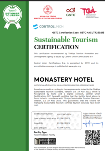 Sustainable Tourism Certificate in English